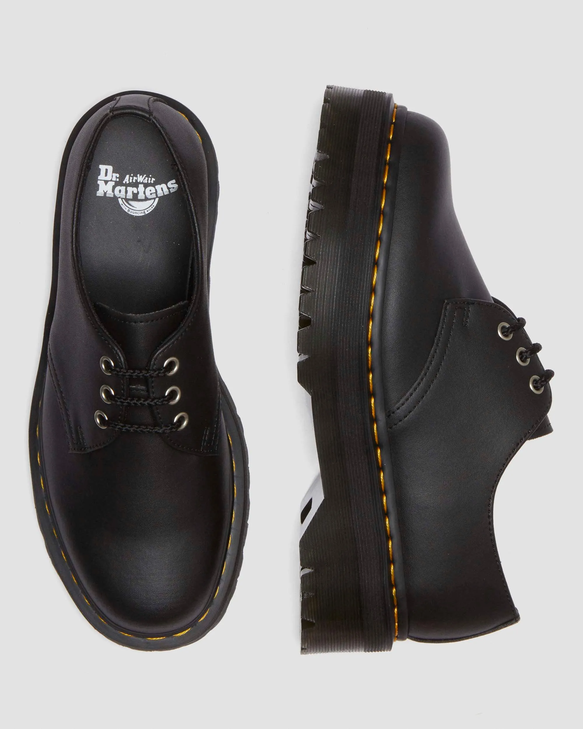 1461 Quad Genix Nappa Leather Plaform Shoes