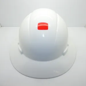 3M Full Brim SecureFit White Hard Hat w/ Uvicator H-801SFR-UV