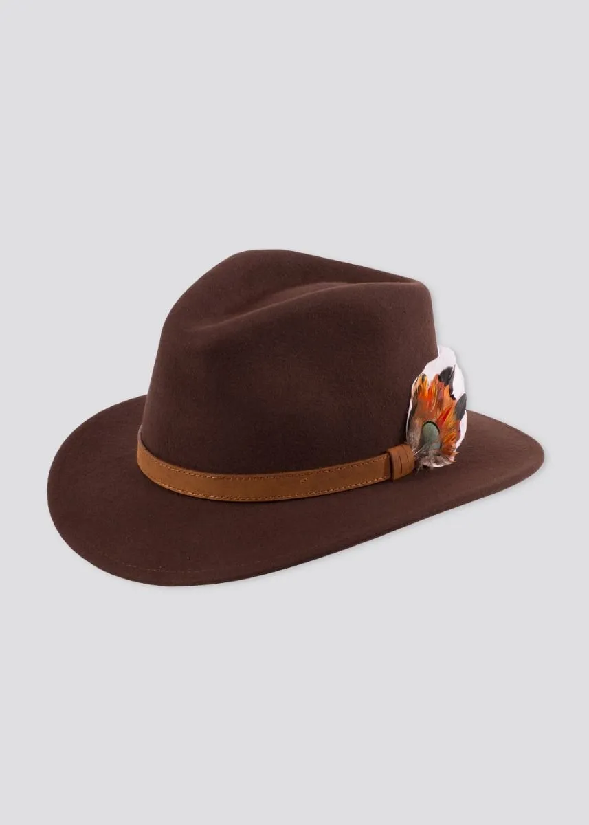 Alan Paine Richmond Felt Hat Brown