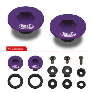 BELL 2020076 SV (SE06) Pivot kit & Screws, purple