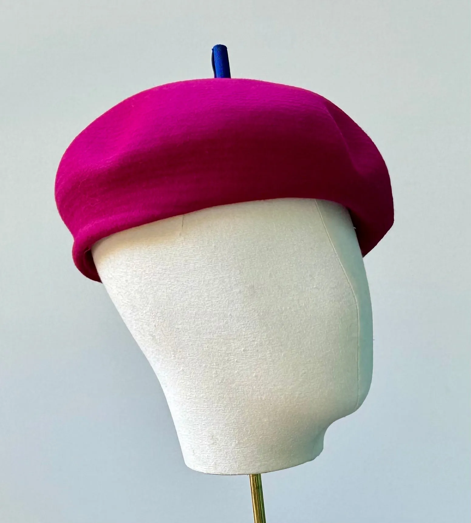 Billie Beret in Raspberry