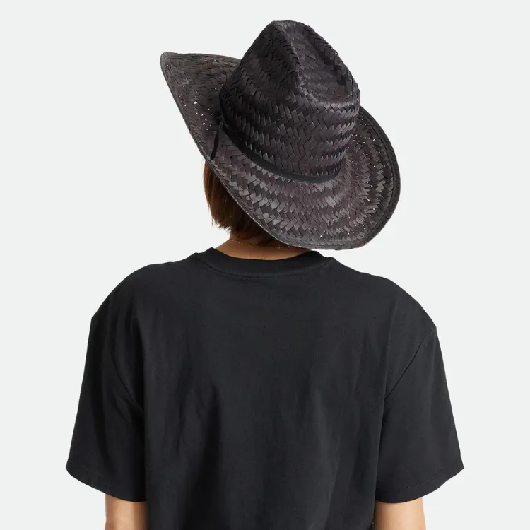 Brixton Houston Straw Cowboy - Black