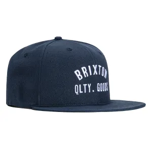 Brixton Oath Snapback Hat - Navy