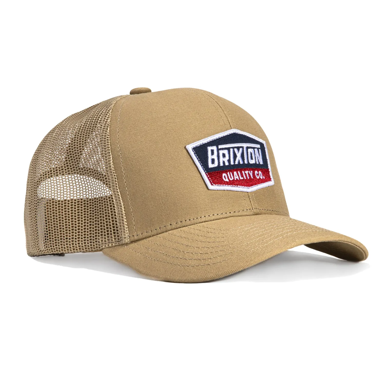 Brixton Regal Mesh Snapback Hat - Khaki