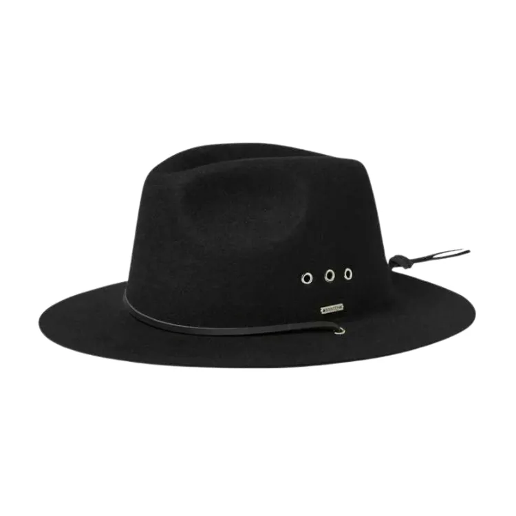 Brixton Wesley Weather Guard Fedora - Black