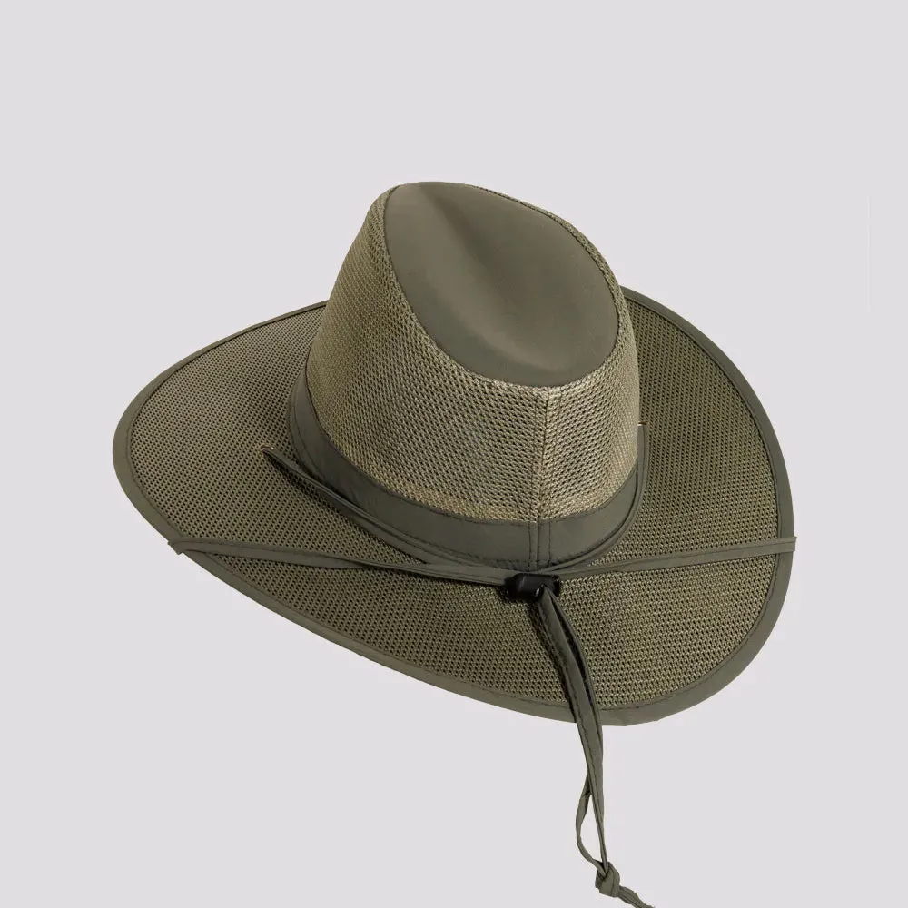 Bryce | Mens Nylon Mesh Outback Hat