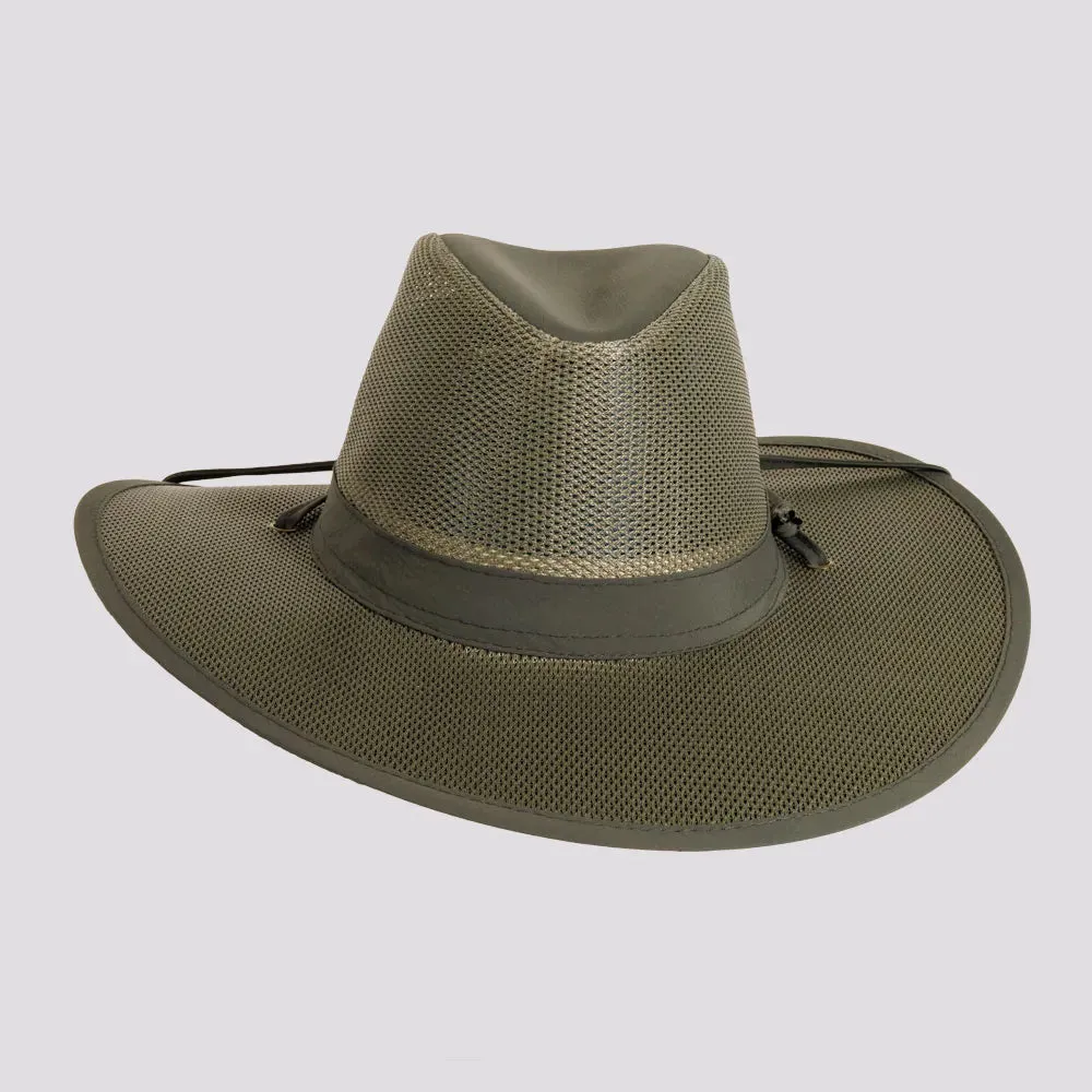 Bryce | Mens Nylon Mesh Outback Hat