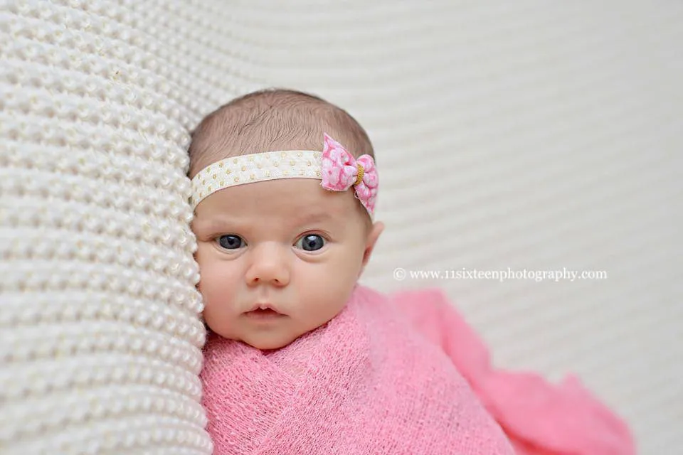 Bubblegum Pink Stretch Knit Baby Wrap