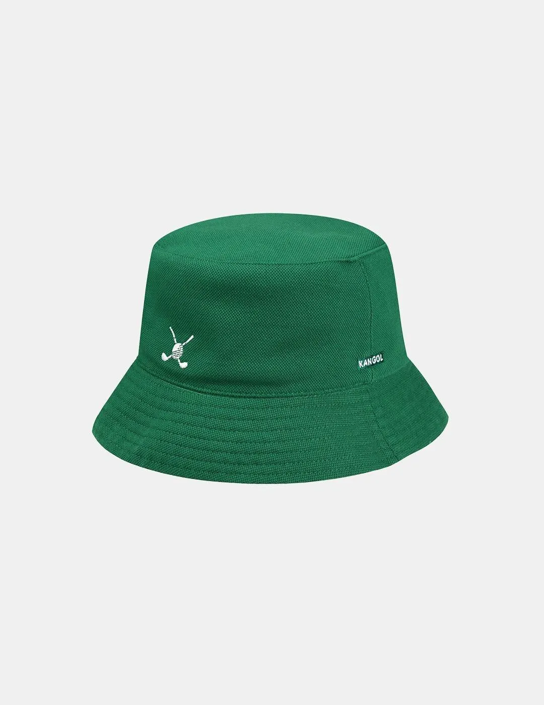 Bucket Kangol Golf Reversible Verde Blanco