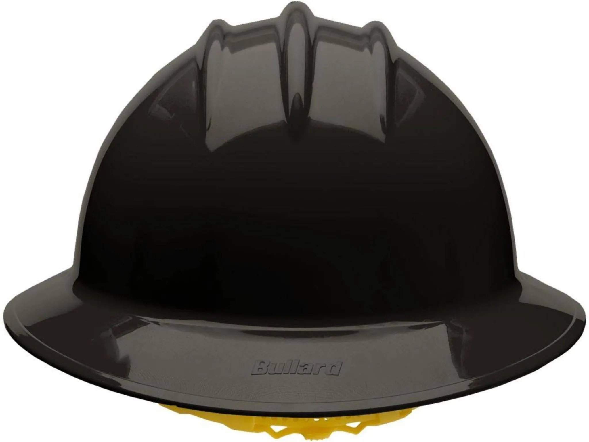 Bullard C33 33BKP 6pt Pinlock Classic Full Brim Style Hard Hat, Black, 1 Each