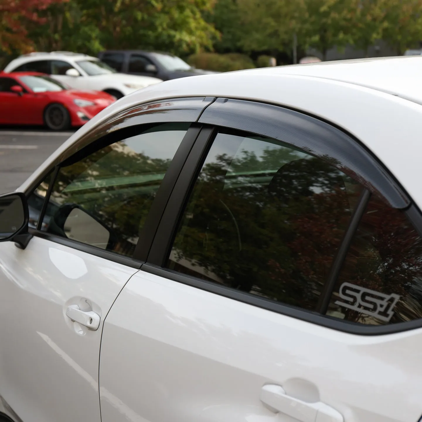 Carbon Fiber Rain Visors 2022  WRX