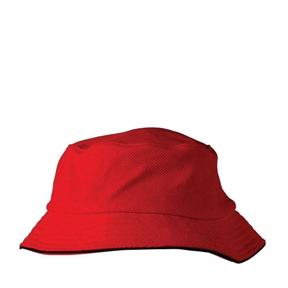 CH71 Pique Mesh With Sandwich Bucket Hat