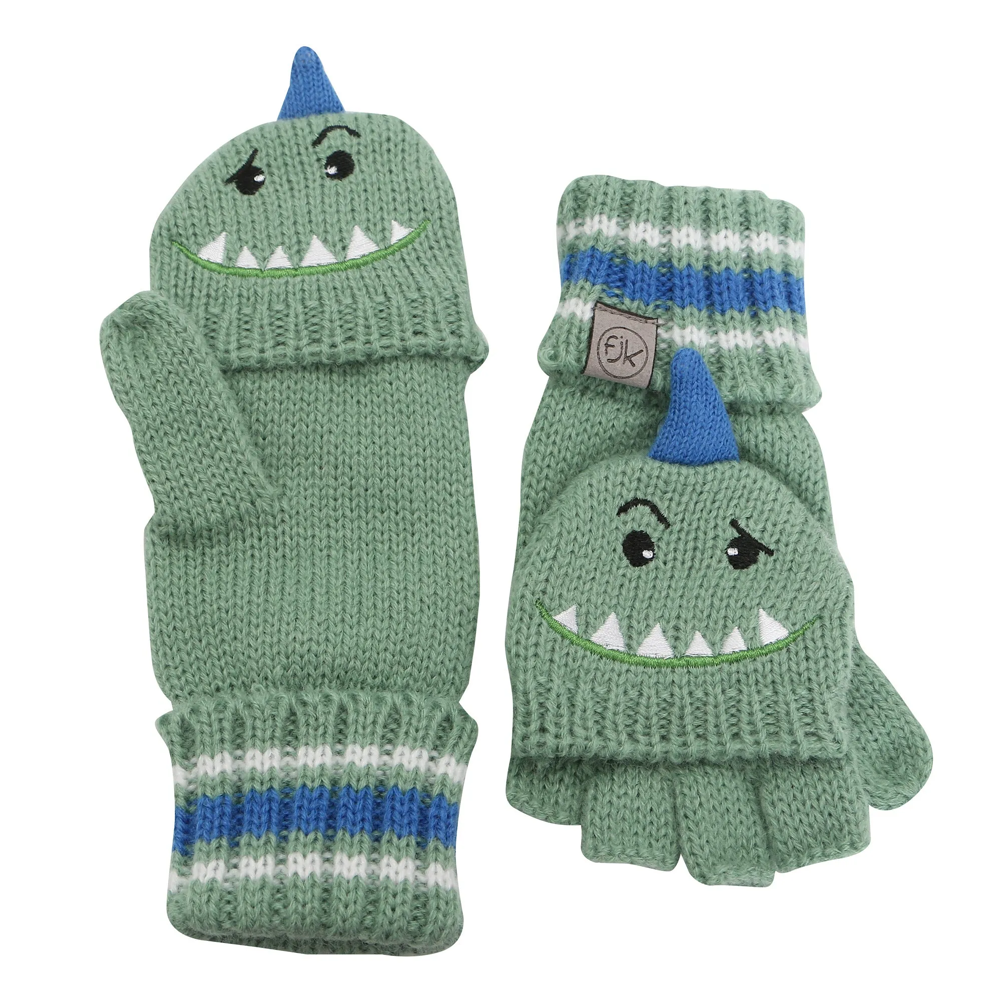 Flapjacks Knitted Fingerless Gloves w/Flap