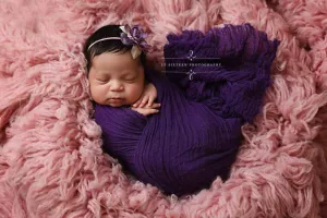 Grape Purple Cheesecloth Baby Wrap Cheese Cloth