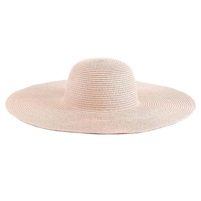 H3045 Monogrammable Straw Floppy Hat