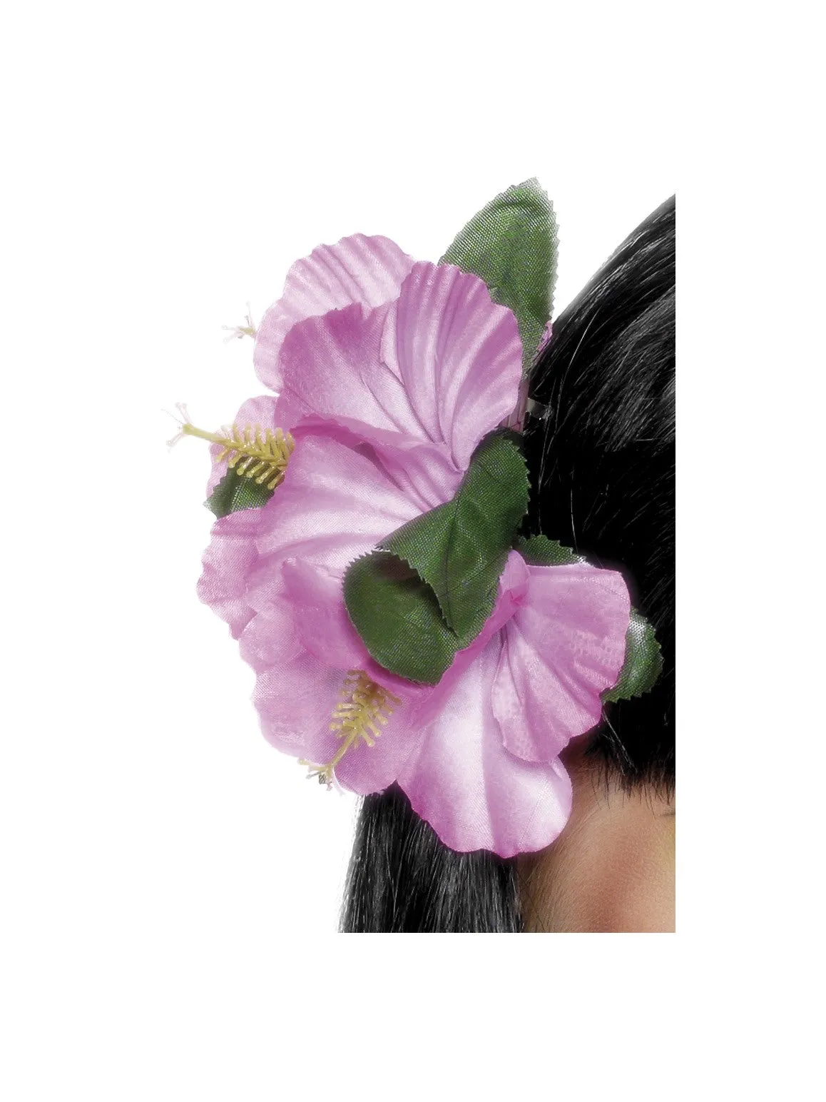 Hawaiian Flower Hair Clip Purple