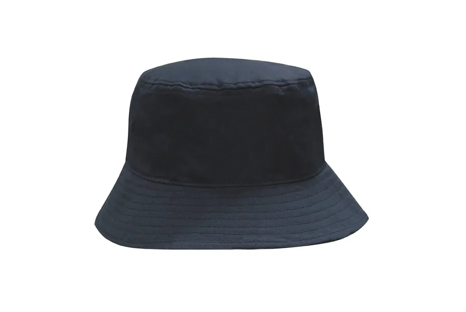 Headwear Recycled Breathable Poly Twill Bucket Hat (3983)