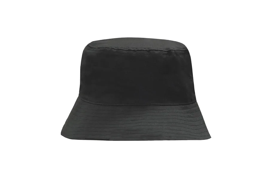 Headwear Recycled Breathable Poly Twill Bucket Hat (3983)