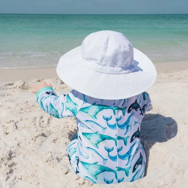 jan   jul by twinklebelle aqua dry bucket sun hat - white