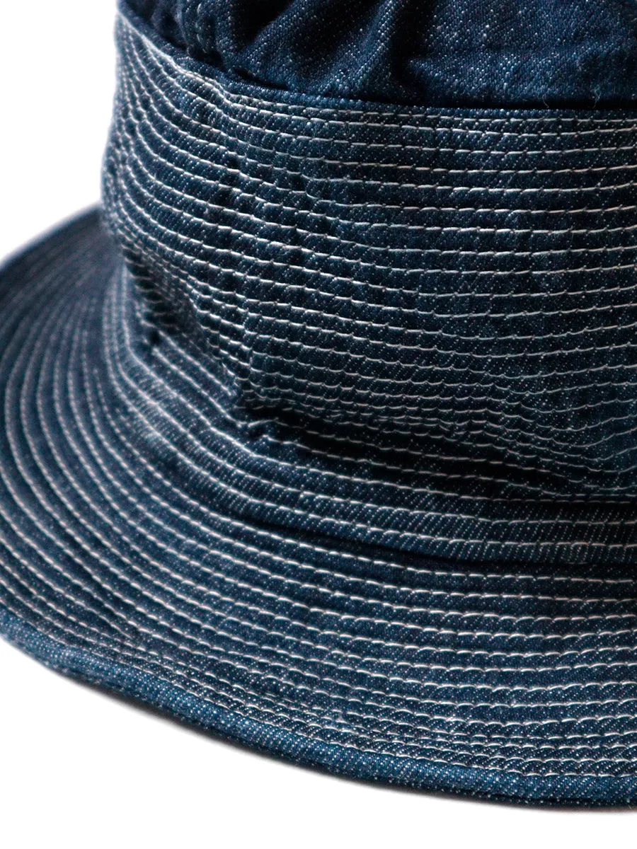 Kapital 11.5oz Denim The Old Man and the Sea Hat - Dark