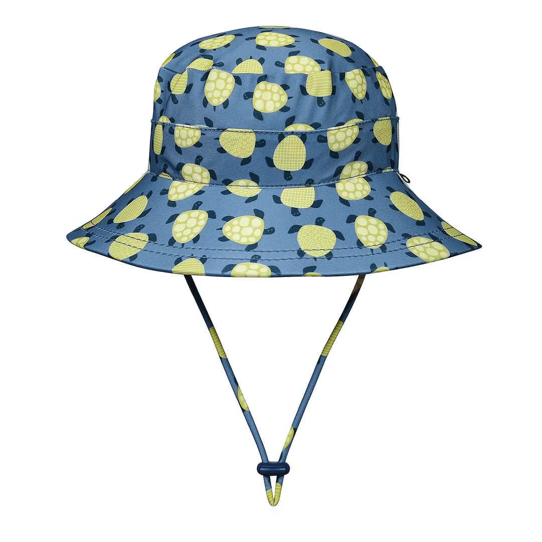 Kids Classic Swim Bucket Hat - Turtle