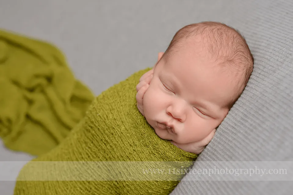 Lemongrass Green Stretch Knit Baby Wrap