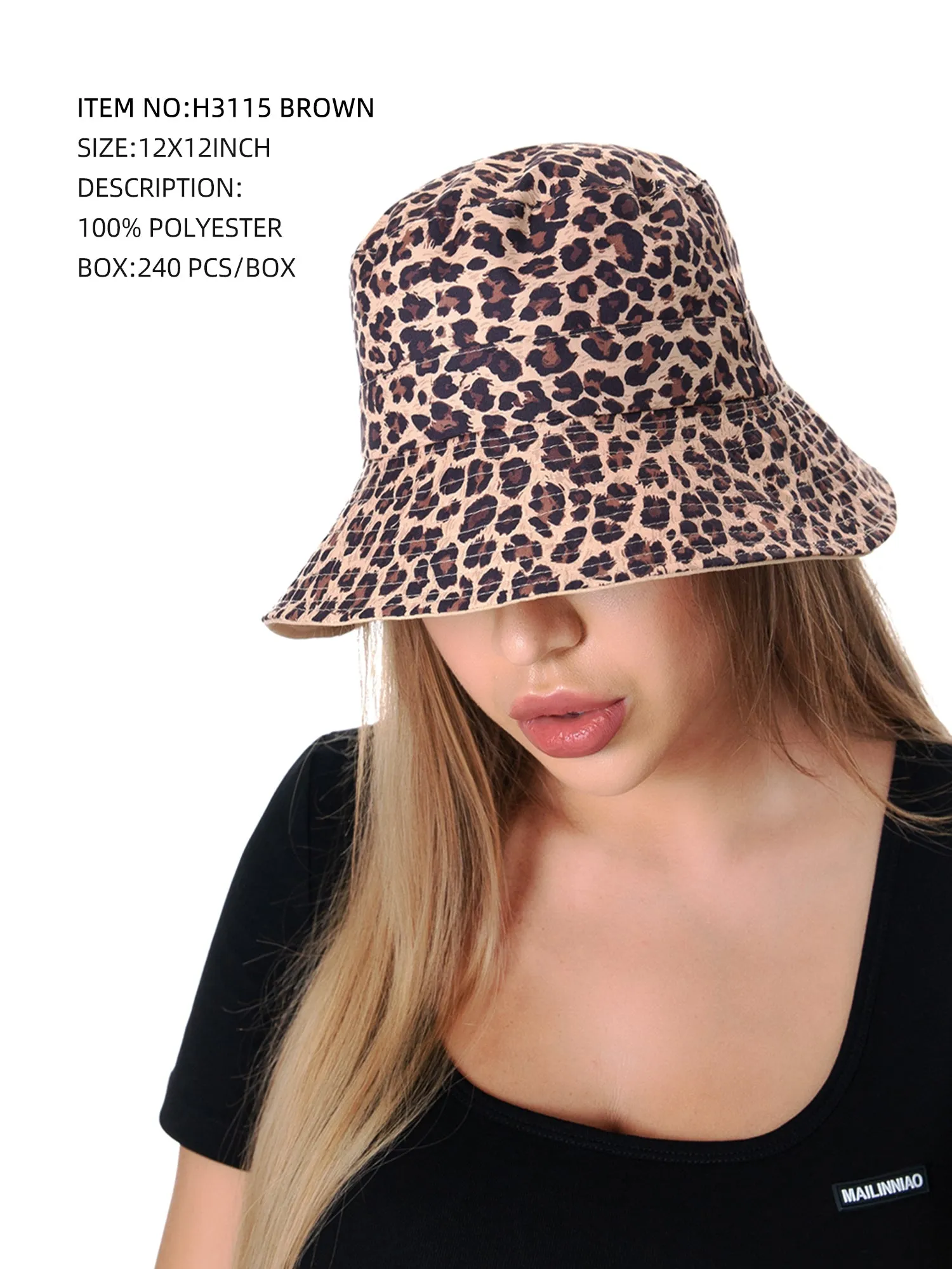 Leopard Print Bucket Hat