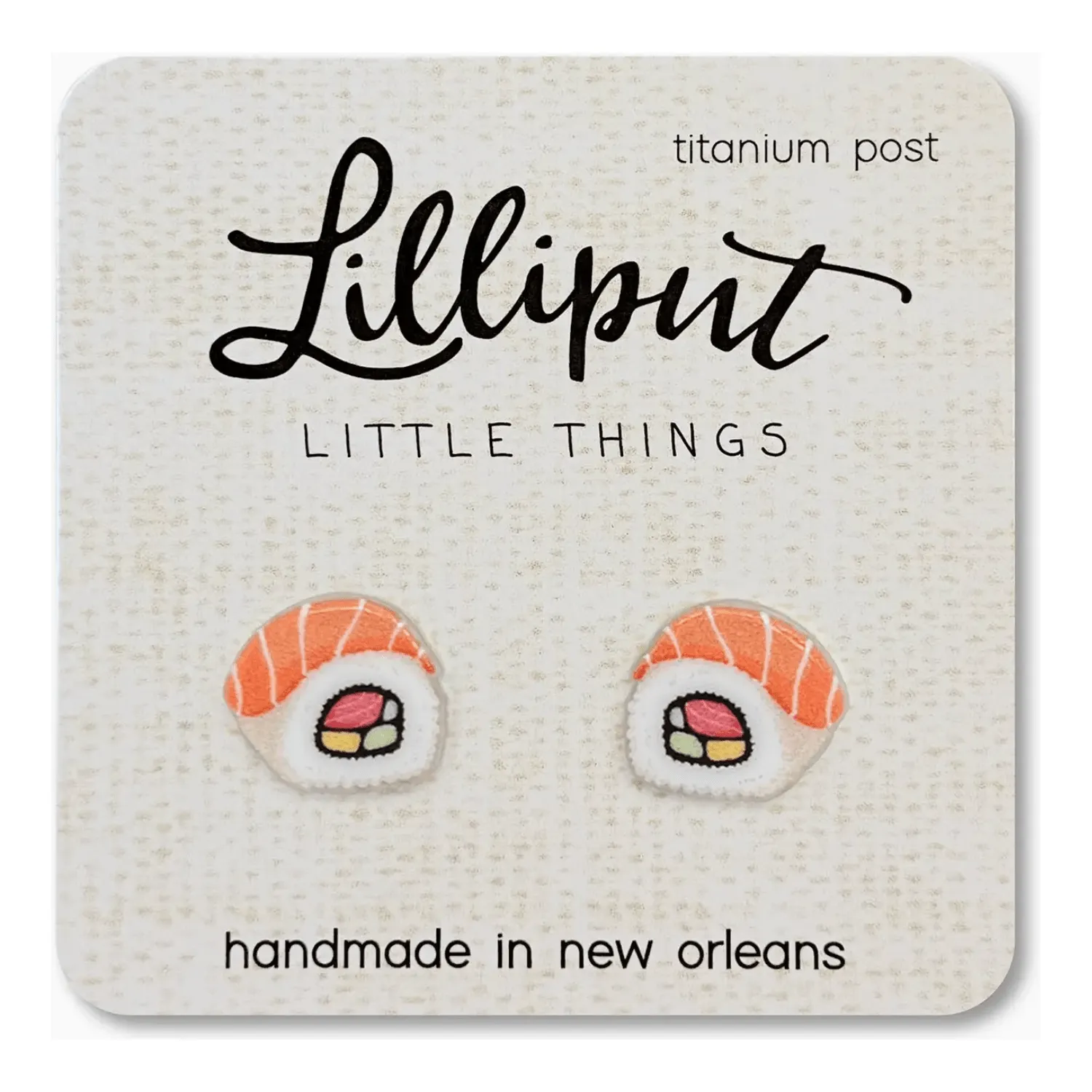 Lilliput Little Things Sushi Earrings