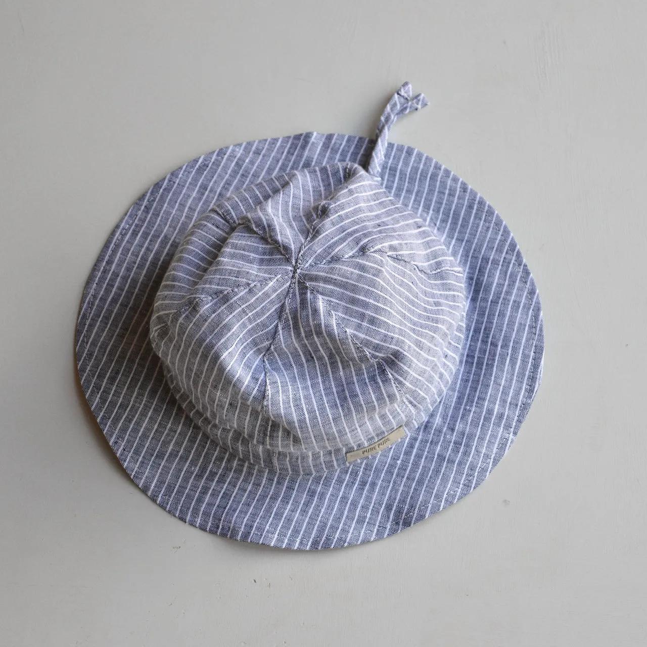 Linen Sun Hat - Stripes (Baby-Kinder)