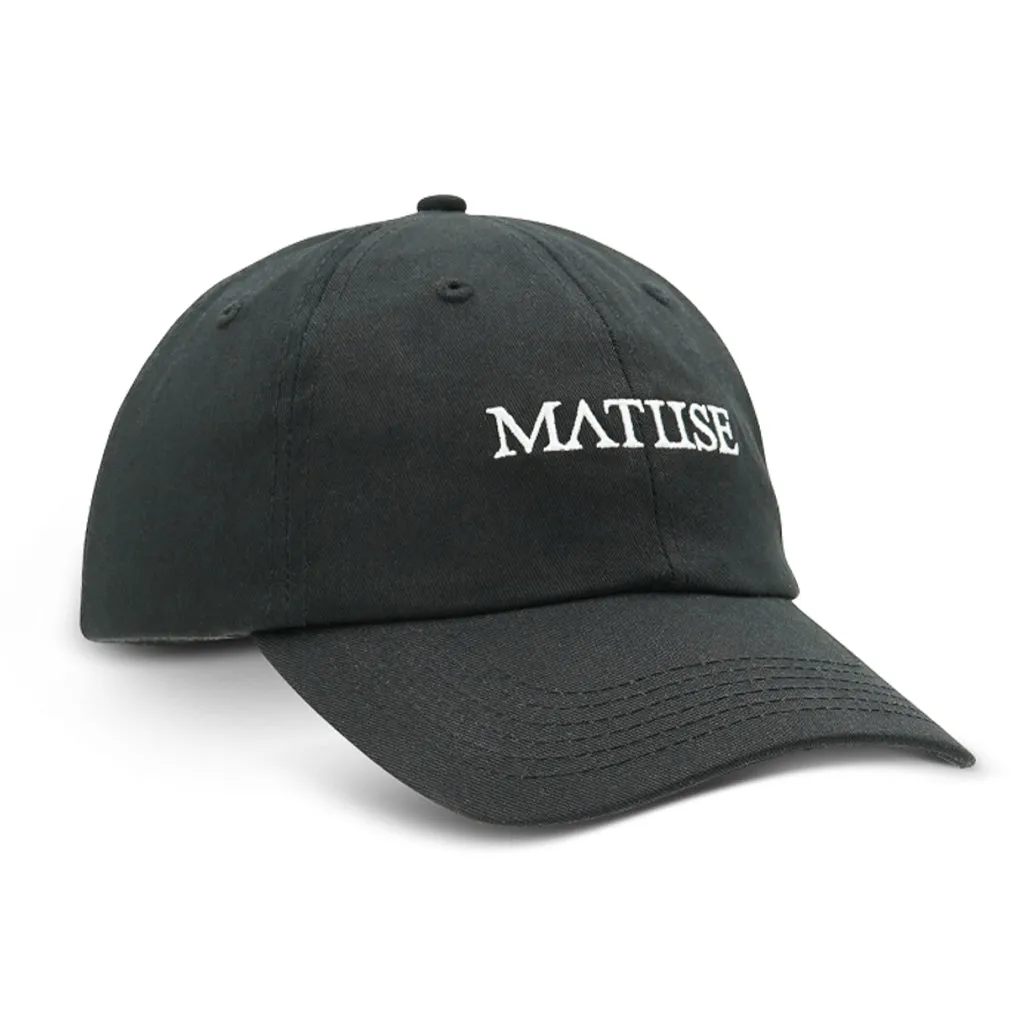 MATUSE (BLACK) PRE-CURVED SNAPBACK