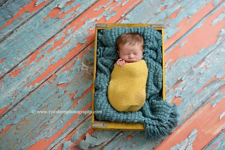 Mellow Yellow Stretch Knit Baby Wrap Layer