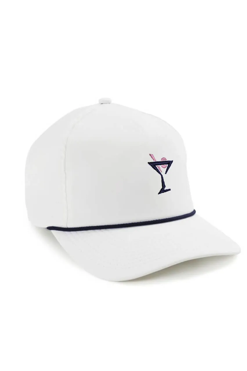 Men's White Performance Rope Hat