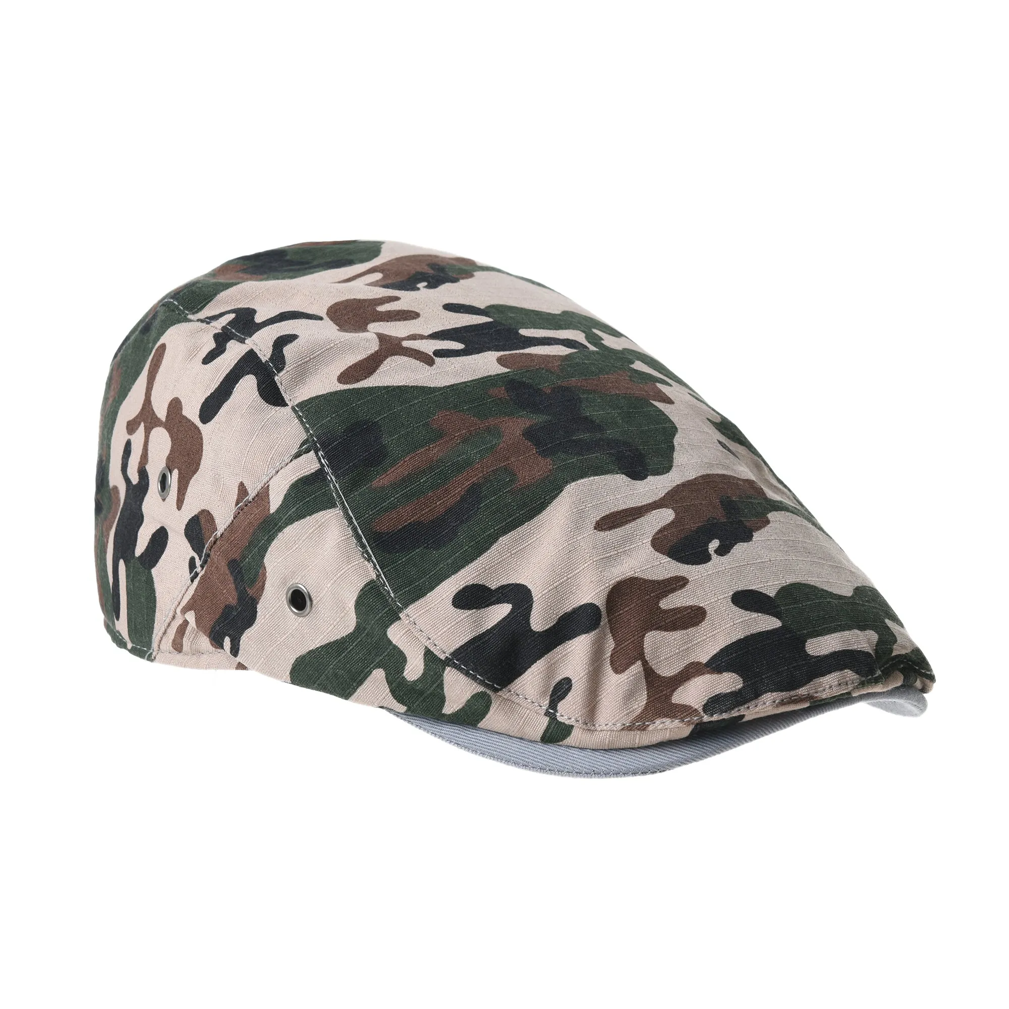 Military Camouflage Newsboy Flat Cap Ivy Gatsby Hat YZ30104