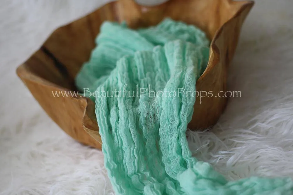 Mint Green Cheesecloth Baby Wrap Cheese Cloth