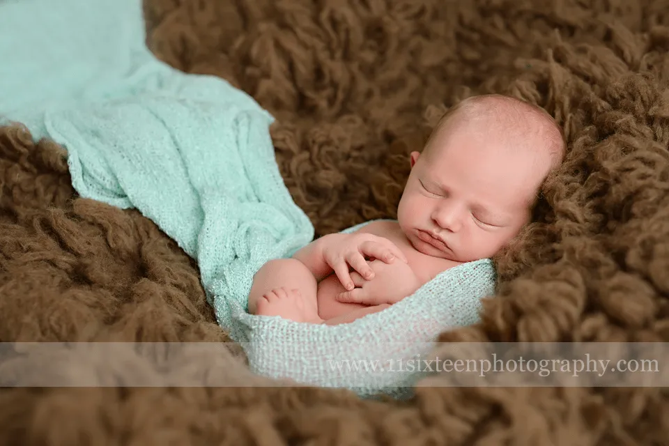 Mint Green Stretch Knit Baby Wrap