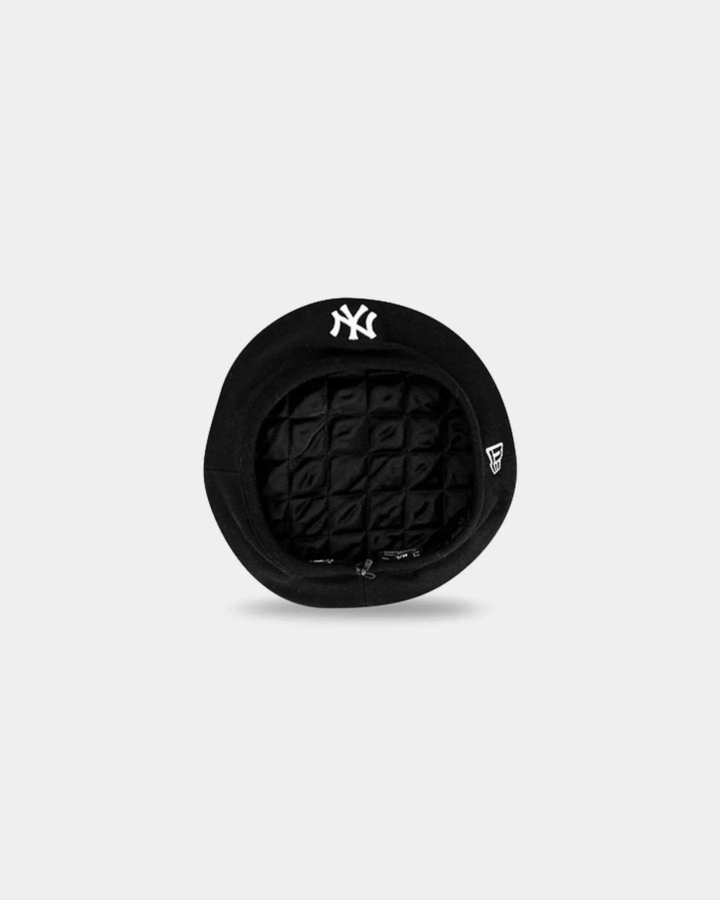 New Era New York Yankees 'Black Melton Wool' Beret Black/White