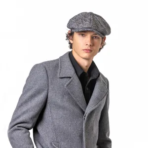 Newsboy Cap Chunky Herringbone