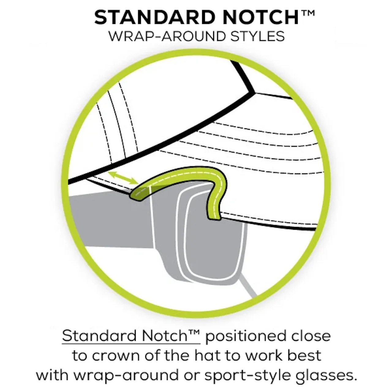 Notch Classic Adjustable Athlete Black Blank