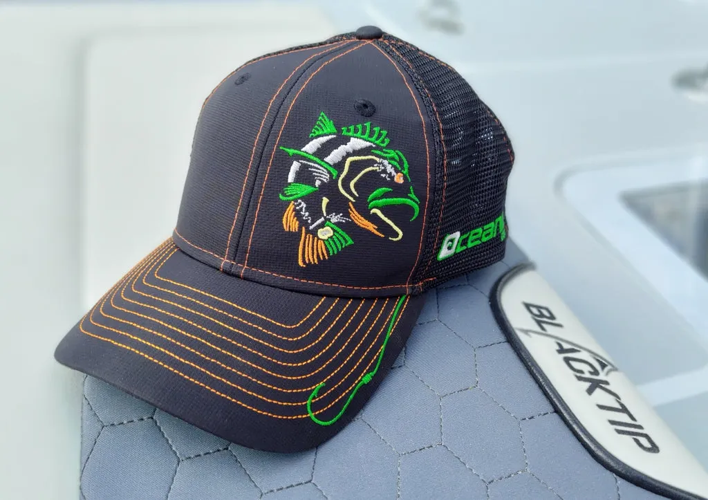 OCEANIC Peacock Bass Performance Trucker Hat