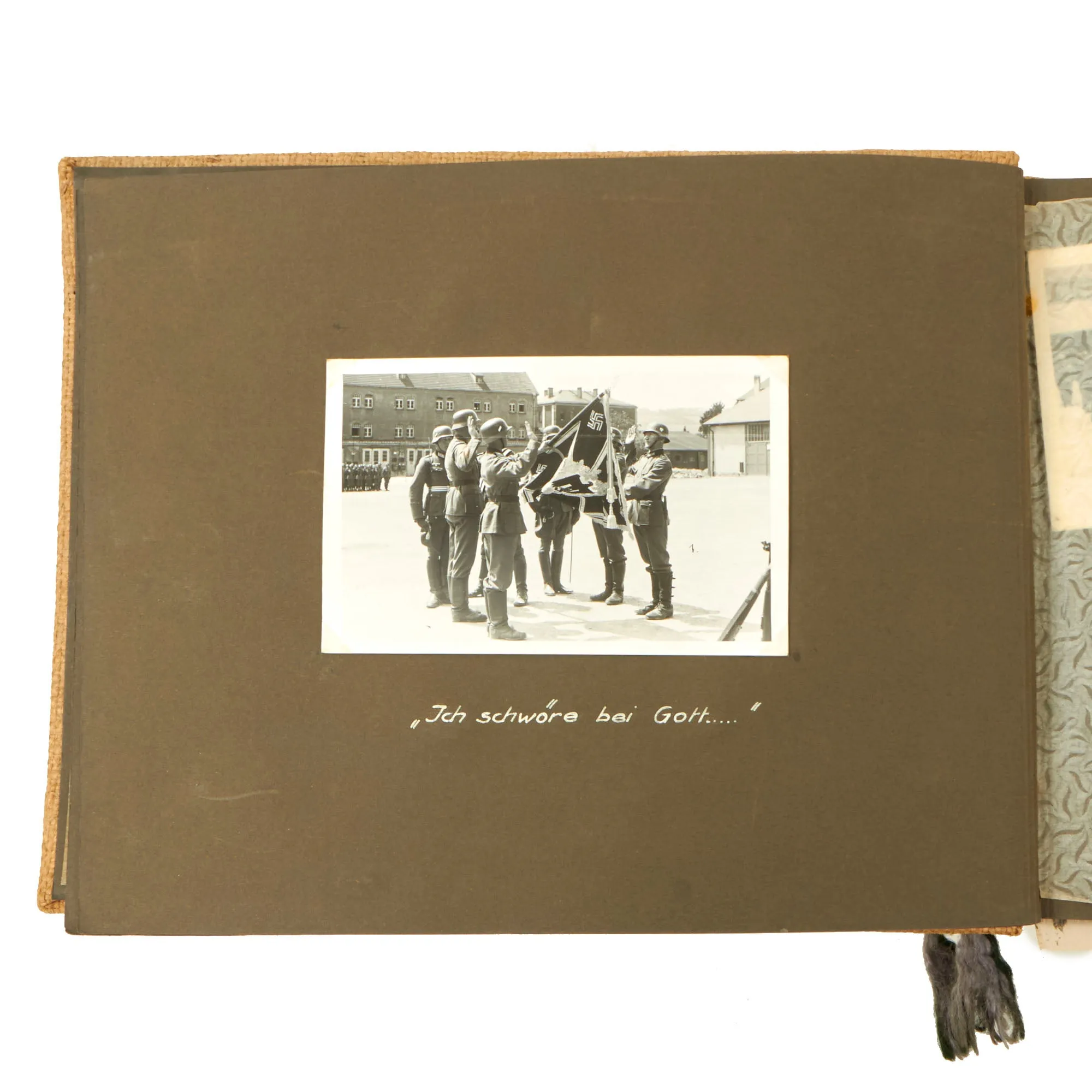 Original German WWII Heer Pioneer & Panzer Armored Personal Photo Album with Tank Pictures & Captions- 180 Photos