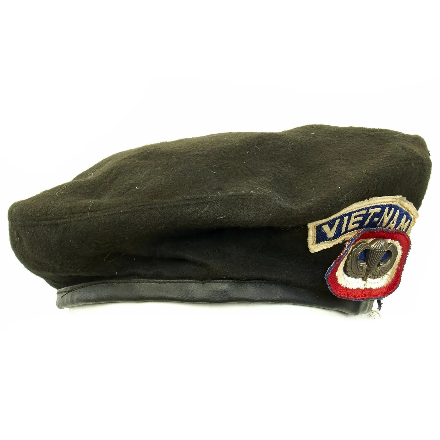 Original U.S. Army Vietnam War Souvenir 101st Airborne Black Beret