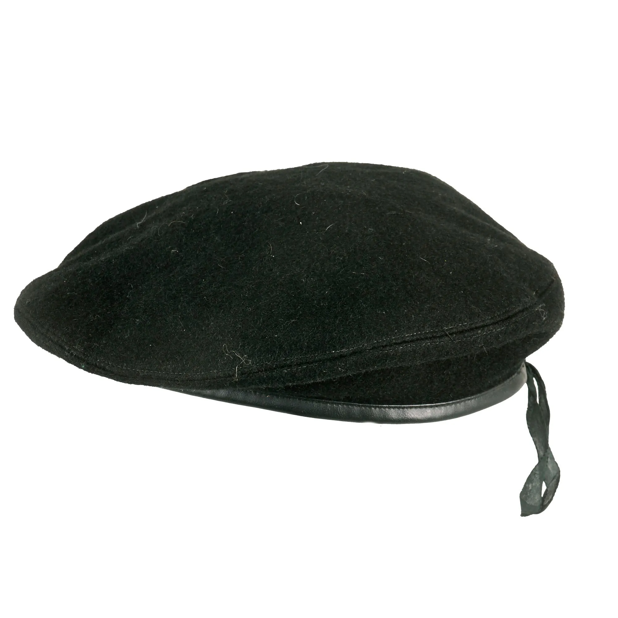 Original U.S. Vietnam War Locally Made Black Beret in size 59cm with VIET-NAM Insignia by Phước Thành of Saigon - Correct Foil Label