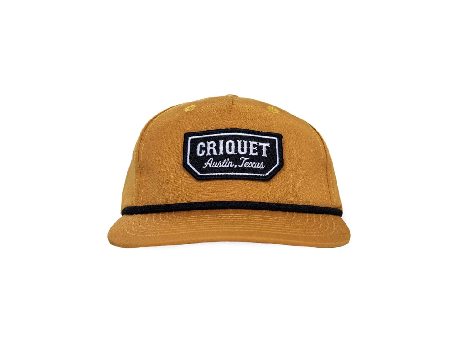 Performance Rope Hat - Criquet Hexagon Patch - Biscuit