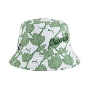 PUMA ESSENTIALS ELEVATED AOP BUCKET HAT