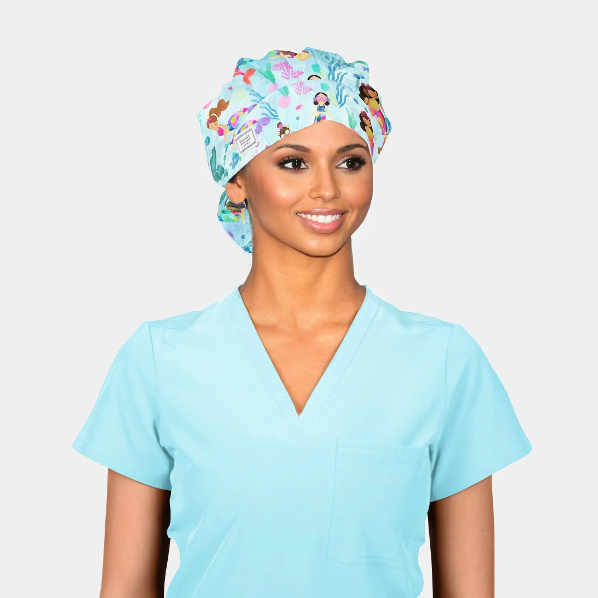 Sirenas - Poppy Bouffant Scrub Caps