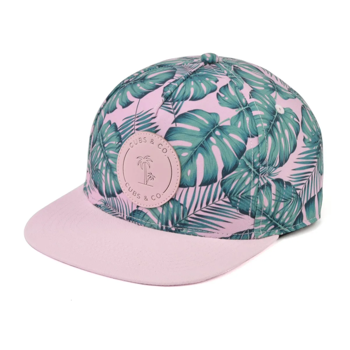 Snapback Hat - Tropical Leaf (Kids-Adults)