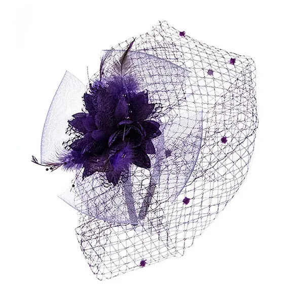 Something Special - Ribbon and Lace Fascinator Hair Band Hat