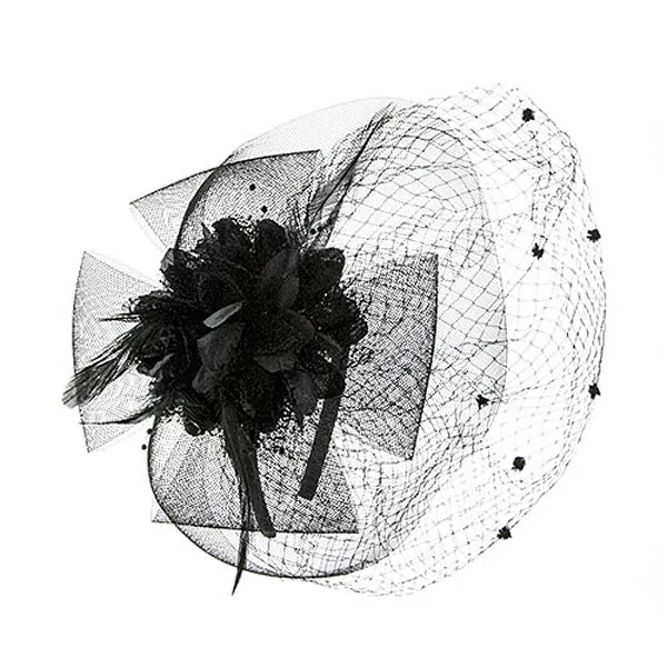 Something Special - Ribbon and Lace Fascinator Hair Band Hat