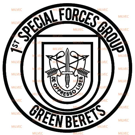 Special Forces Green Berets Vinyl Decal