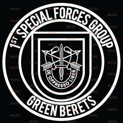 Special Forces Green Berets Vinyl Decal